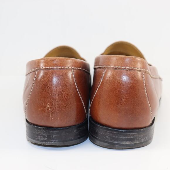 Cole Haan Men’s Brown Leather Tassel Loafers | Size 9M Classic Dress Shoes - Picture 4 of 6